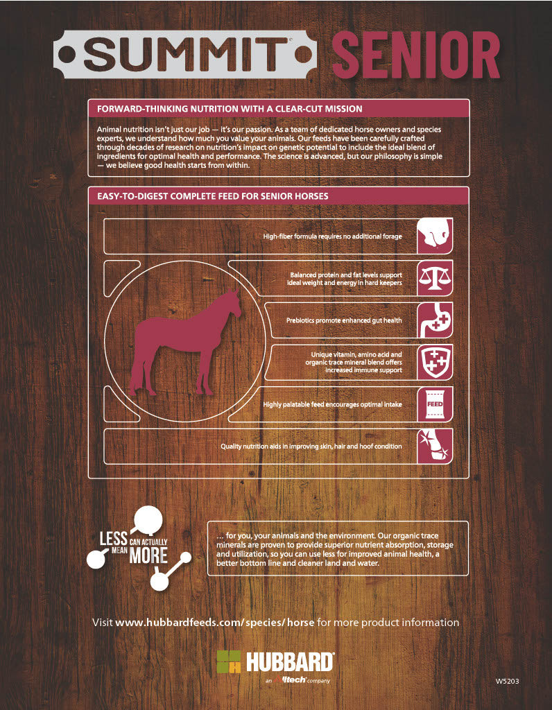 Summit® Senior Horse Feed