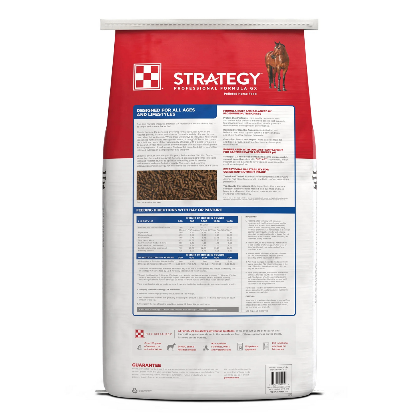 Purina® Strategy® Professional Formula GX Horse Feed