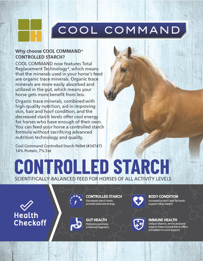Cool Command® Controlled Starch - Horse Feed