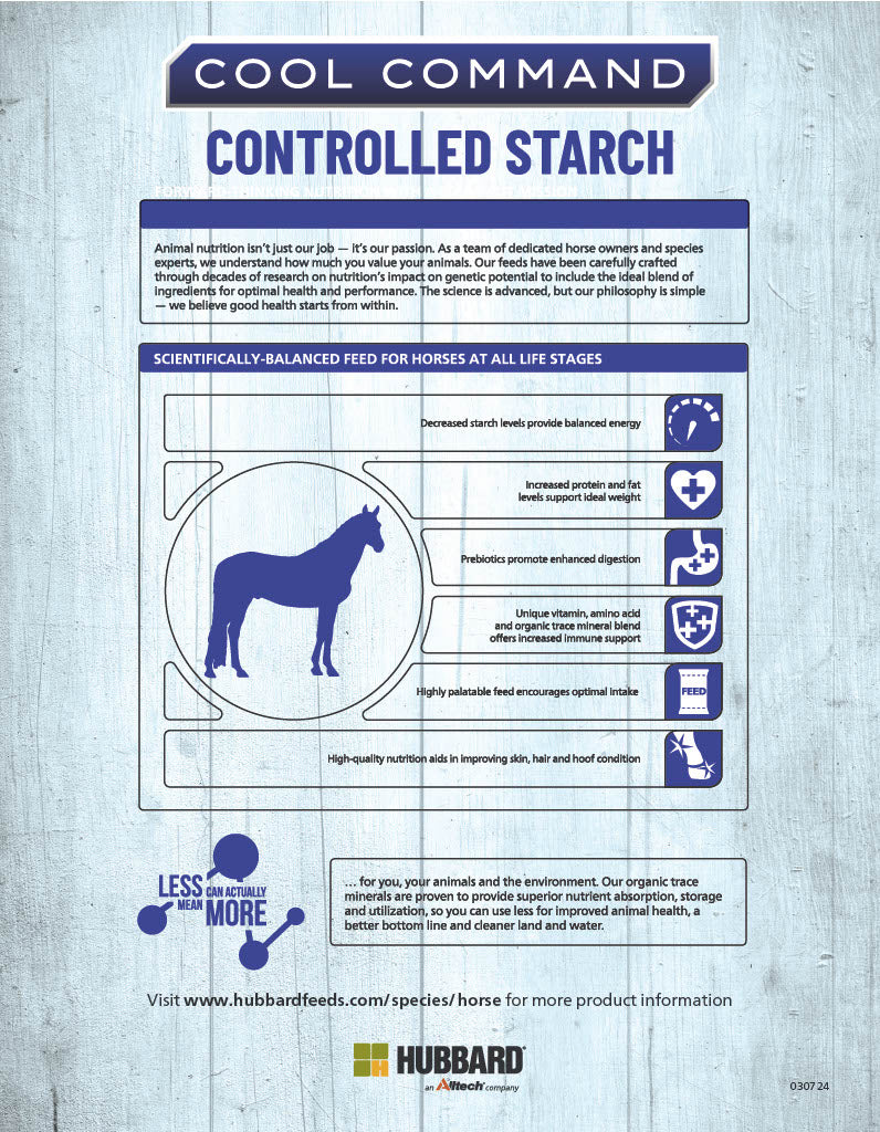 Cool Command® Controlled Starch - Horse Feed