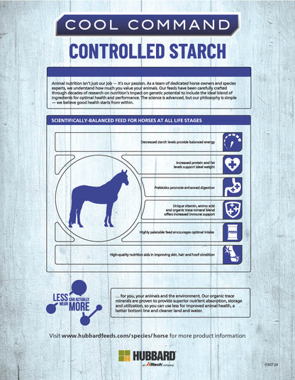 Cool Command® Controlled Starch - Horse Feed