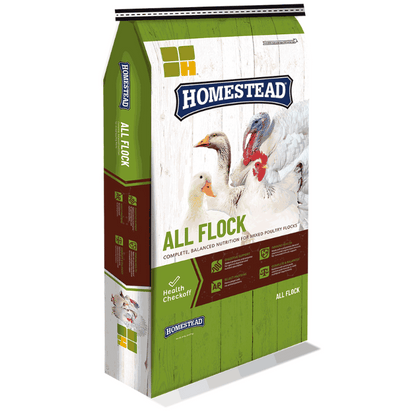 Homestead® All Flock Chicken Feed Pellet NAB NAP