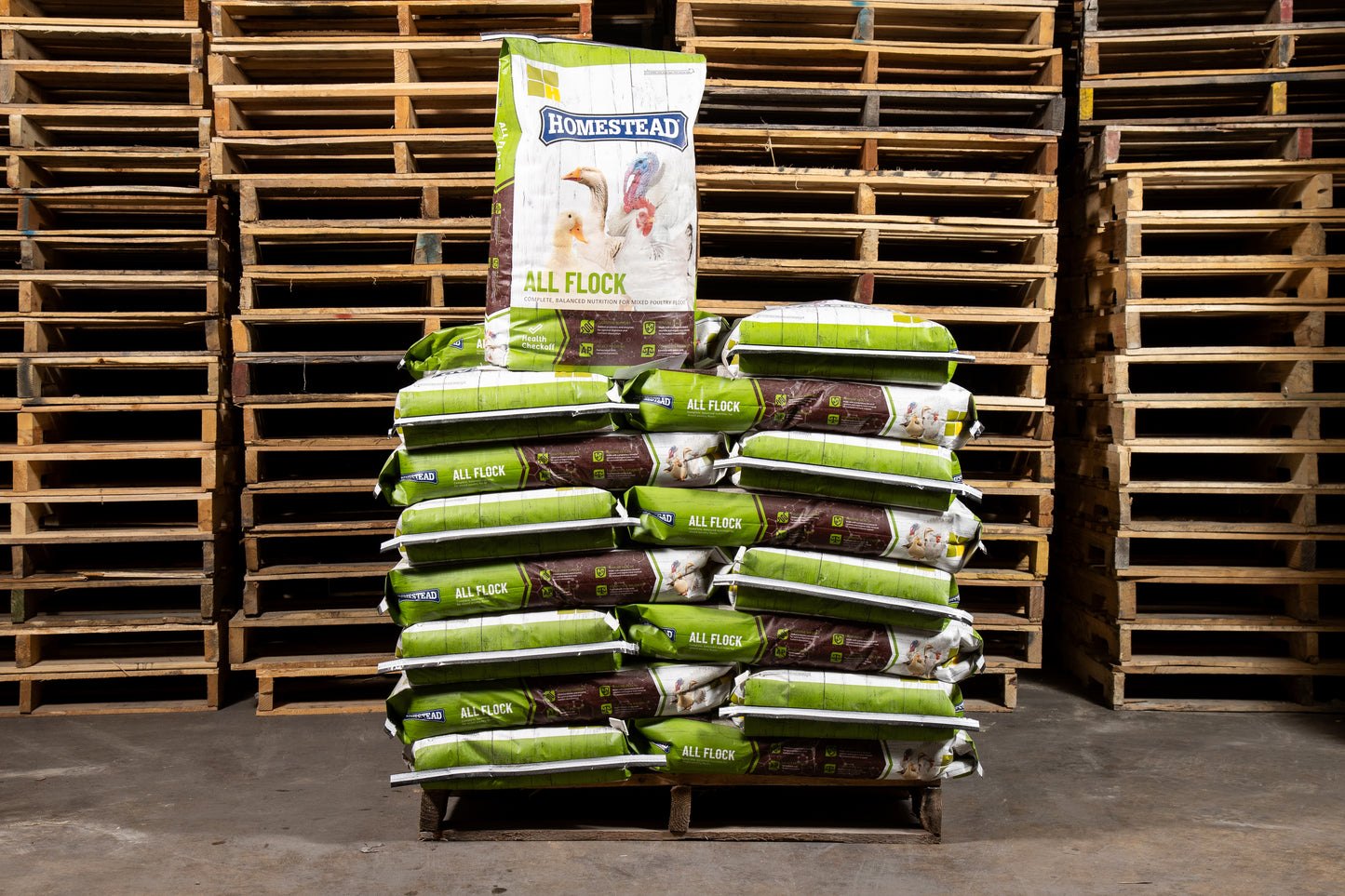 Homestead® All Flock Chicken Feed Pellet NAB NAP