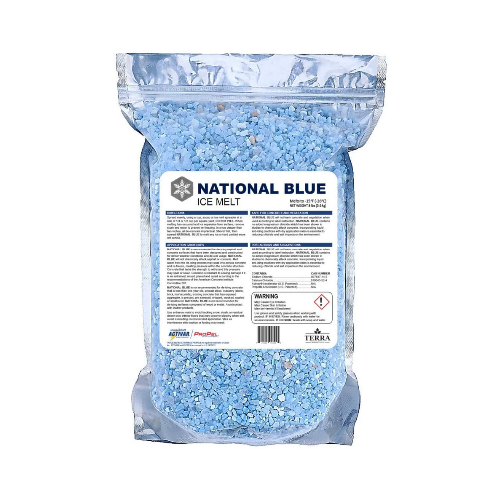 National Blue Ice Melt Bags