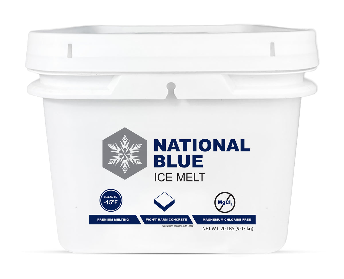 National Blue Ice Melt Bucket