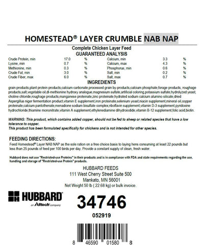 Homestead® Layer NAP/NAB